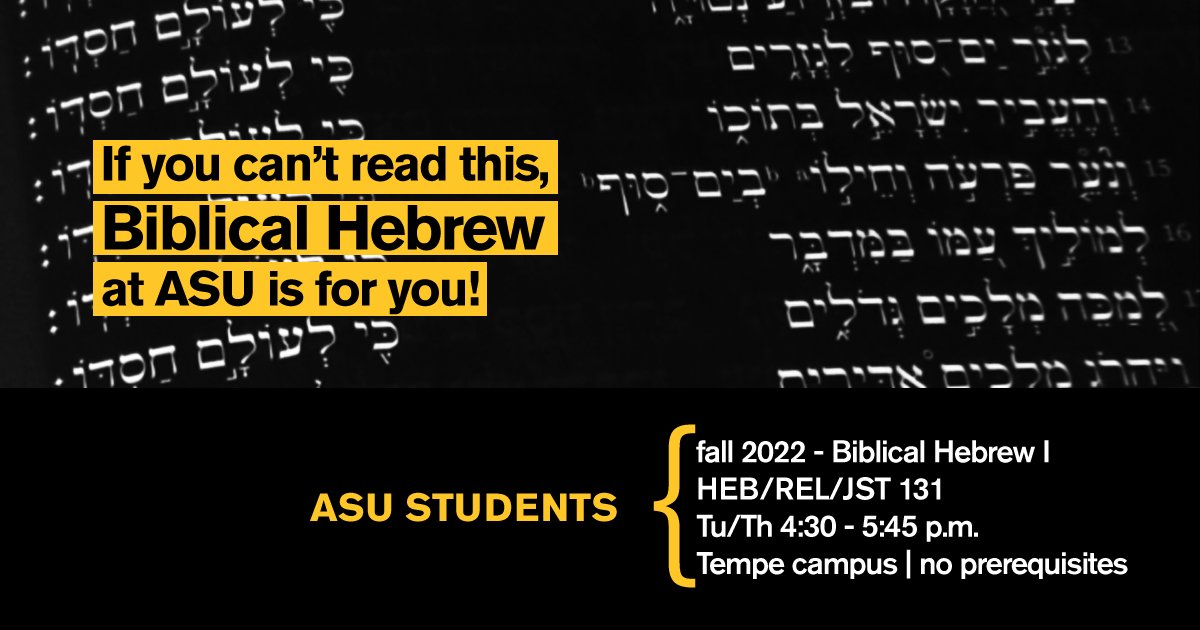 ASU Jewish Studies tweet media