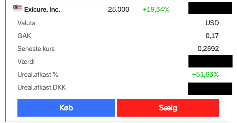 Took over 50% profits on $XCUR

On to the next one.

#buy #bullish #smallcaps #SPX #stocks #Pennystocks