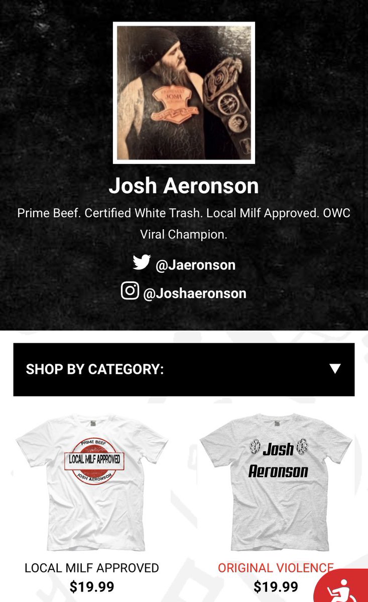 JAeronson's tweet photo. @PWTees St. Paddy’s flash sale! Go grab a Josh Aeronson shirt or 2, let the world know that, like me, you’re also Local Milf Approved. Use code GREEN to save 20%! https://t.co/JYvasOGPZx