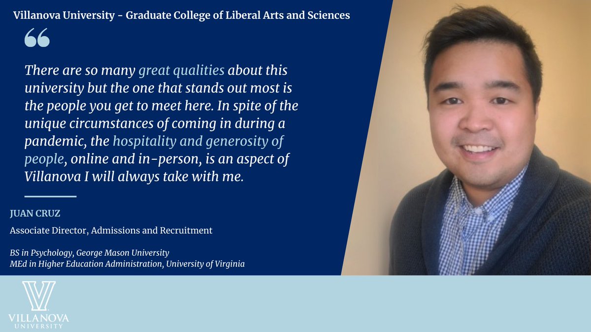 VUGradStudies's tweet photo. On today's edition of 'Meet the #GradCLAS team', our Associate Director of Admissions and Recruitment - Juan Cruz!

To read the rest of the interview visit our Facebook page, https://t.co/uSsdydwxn5 https://t.co/ntOcuJfuvh