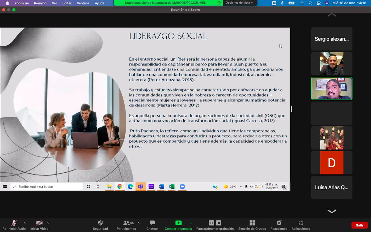 fccozumel's tweet photo. Módulo 2 del Programa: Desarrollo de Liderazgo con Enfoque Social "Habilidades y Características Propias para un Liderazgo Social" con cerca de 100 jóvenes de todo el país. Proyectoen alianza con la #Unicva @uqroo_mx @FortaleceOSC #KalaEducation y financiamiento de @NMontePiedad https://t.co/GVdtO8o9Dh