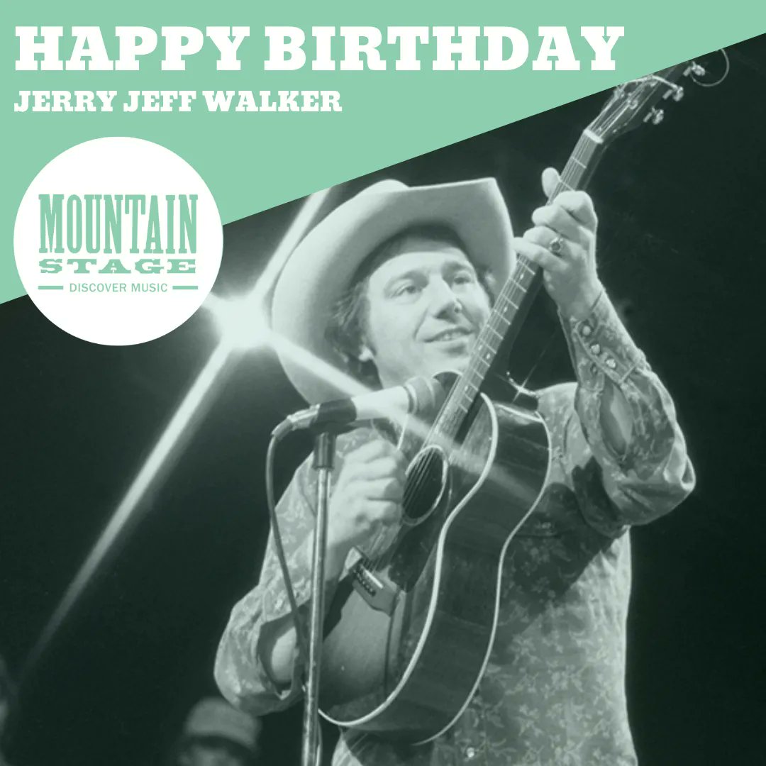 Happy birthday to the late Jerry Jeff Walker. 