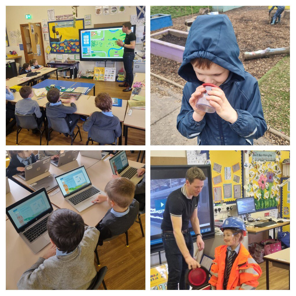 OLM_Primary's tweet image. P2c have been enjoying STEM Week. We have been outside bug hunting and we have been learning all about what an architect does from a real architect! Today we had an amazing afternoon with Mr Bruno and his colleagues. Thank you for teaching us all about trains 🚆 #OLMSTEM #ERCSTEM