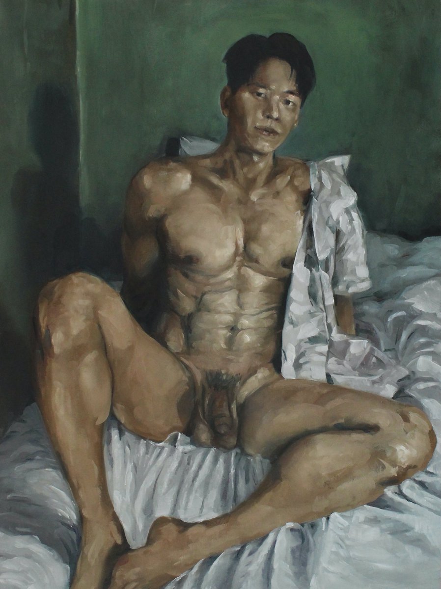 bradsilk's tweet photo. Jess Moon Seo by @bradsilk https://t.co/OPWFb1sglv #art #artprint #gayart #nude #portraitpainting #oilpaintings https://t.co/VmFPcryIBD