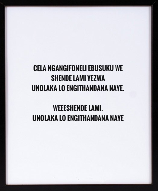 Ojikelele_G's tweet photo. Nawu loshuni
#Ishende
#OjikeleleG
#Ezeqiniso https://t.co/ItCFysAEI7