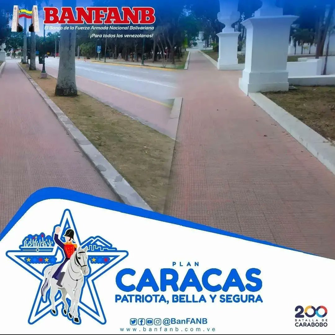 TVFANB's tweet photo. #16marzo || @BanFANB sigue trabajando en el mantenimiento y recuperación de la áreas públicas del Paseo Los próceres.
#Banfanb #banfaninforma #viceministrosdeservicios #GobiernodeCaracas #Ipsfasocialista #circulomilfanb #tvfanb #plancaracas https://t.co/pYlw4tZvuU