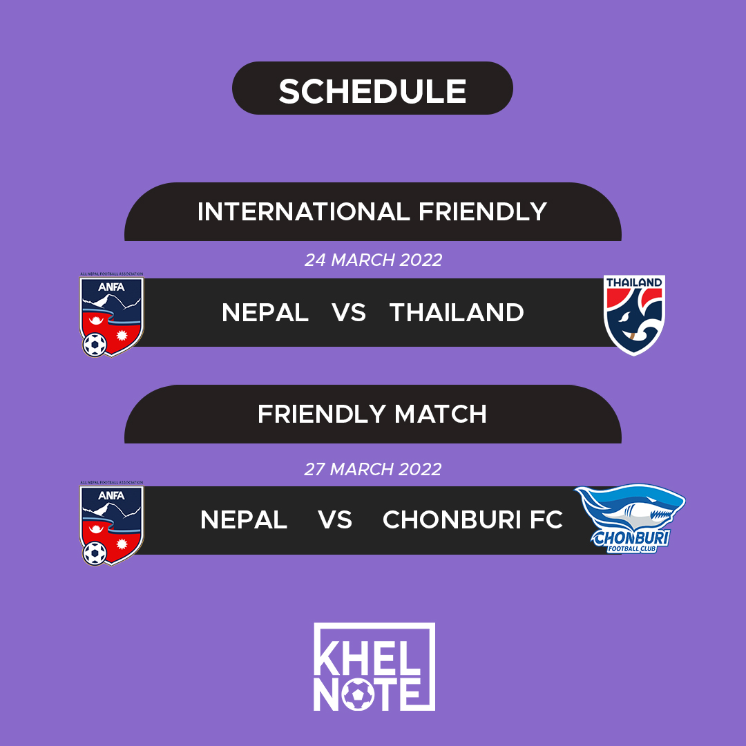 KhelNote's tweet photo. Upcoming Footballing Action against Thailand. 25 players has been called up for the friendly.
#nepalifootball
#anfa 
#friendlymatch https://t.co/YRZIZNZJBo