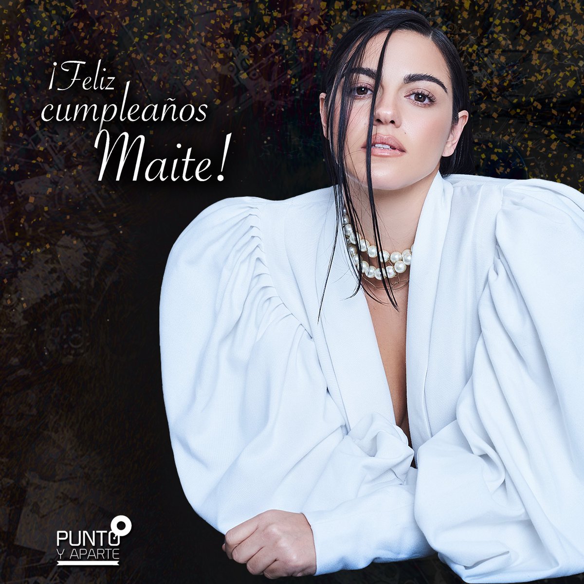 Hoy no sólo celebramos tu cumpleaños sino también el que continúes llenando nuestras vidas de grandes momentos con tu magia, tu sonrisa y carisma. ¡Felicidades <a href="/maiteperroni/">Maite Perroni B.</a> ! 🥳 

FELIZ CUMPLE MAITE PERRONI