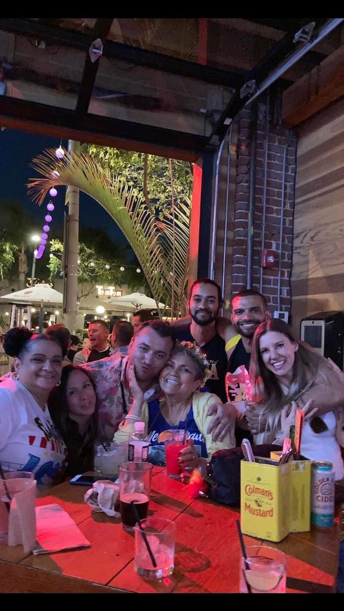 reidthe3's tweet photo. My grandma was really in LA this past weekend, met Sam Smith, but didn’t even call me is hurtful. I’m jealous https://t.co/9Oua2kw9mr