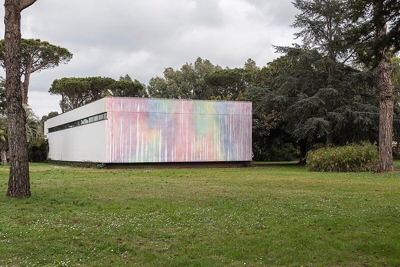 OTTOGallery's tweet photo. L’opera di #MatteoMontani Nei colori del giorno (progetto vincitore del PAC 2020 promosso dalla DGCC-MiBAC) sarà inaugurata al Museo Manzù di Ardea il 16 marzo alle 16.30. #contemporaryart @MiBAC_Culture #pac2020 #painting #spectrum #rainbow https://t.co/bY1JawsId6