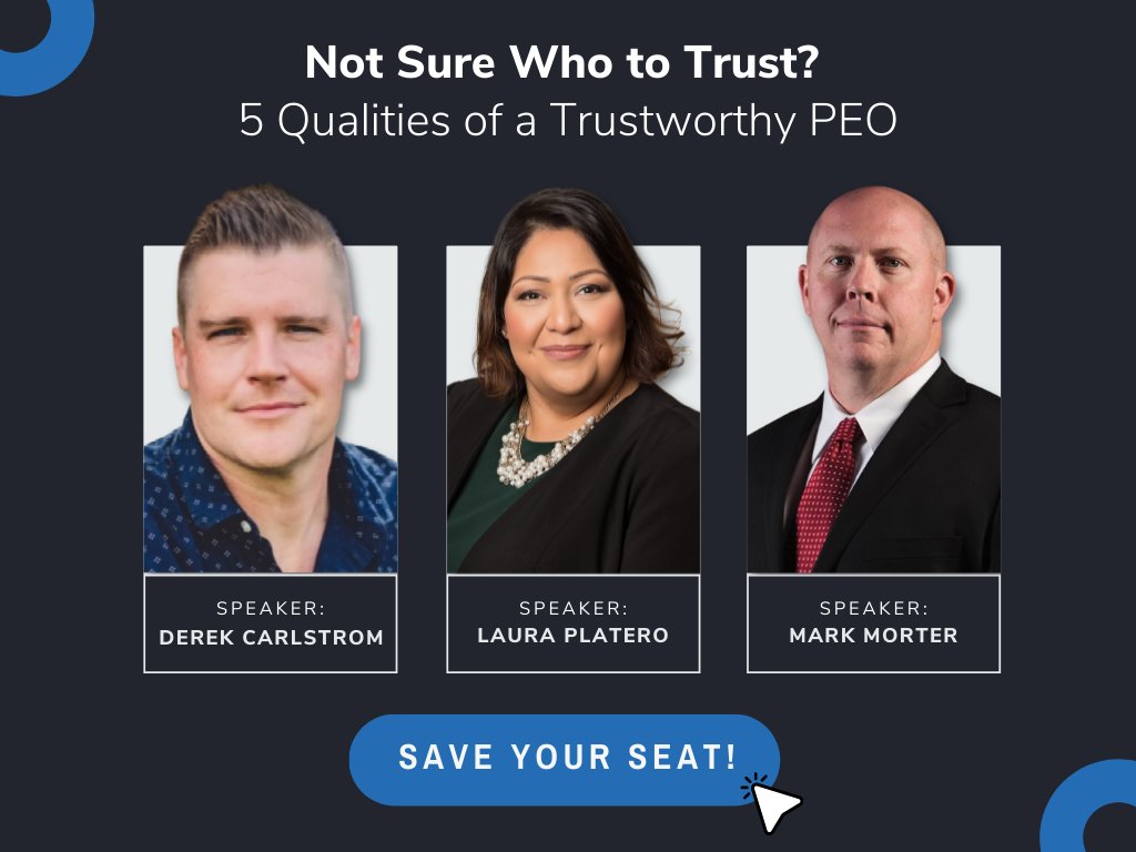 Questco's tweet photo. And just like that, our webinar is TOMORROW! Have you saved your seat yet? There's still time, register here 👉 https://t.co/qtPvkYpNj0

Join Not Sure Who to Trust? 5 Qualities of a Trustworthy PEO tomorrow at 11:00 am CST. See you there! 

#Questco #Webinar #Trust #PEO https://t.co/fYXOHrTyyI