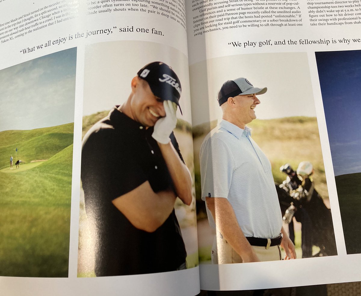 So cool to see <a href="/chasingscratch0/">Chasing Scratch Podcast</a> in the latest <a href="/GolfersJournal/">The Golfer's Journal</a>