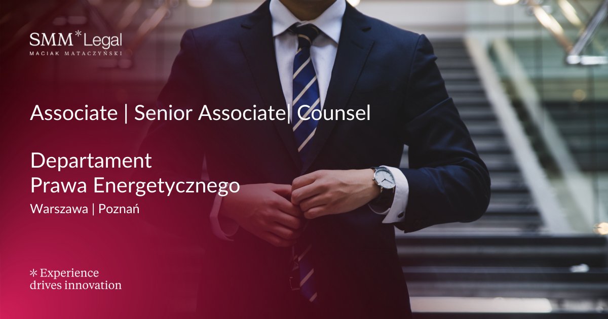SMM_Legal's tweet photo. Pasjonują Cię tematy transformacji energetycznej, Green Deal czy Fit for 55? To oferta dla Ciebie! Rekrutujemy do Departamentu Prawa Energetycznego #SMMLegal. Praca czeka w Warszawie i w Poznaniu. Zmieniaj z nami świat na bardziej zielony! #prawo #praca 👉 https://t.co/DwgjSZxkaa https://t.co/0W0TrQndfm