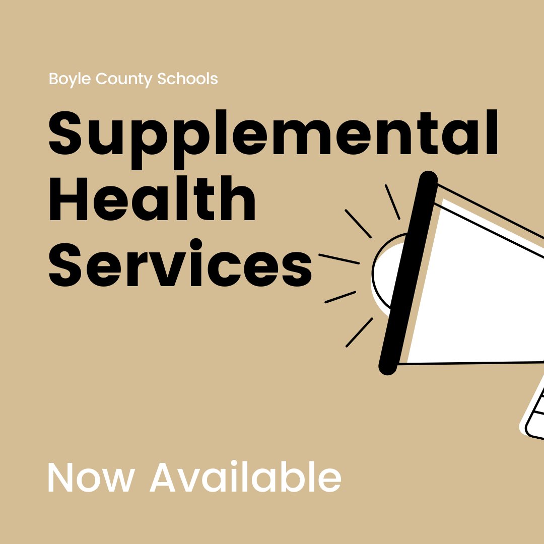 Supplemental health services are now available to Boyle County students!

The district nurse practitioner is able to provide optional health services to students whose parents/guardians give written consent for these services.

boyle.kyschools.us/news/13164