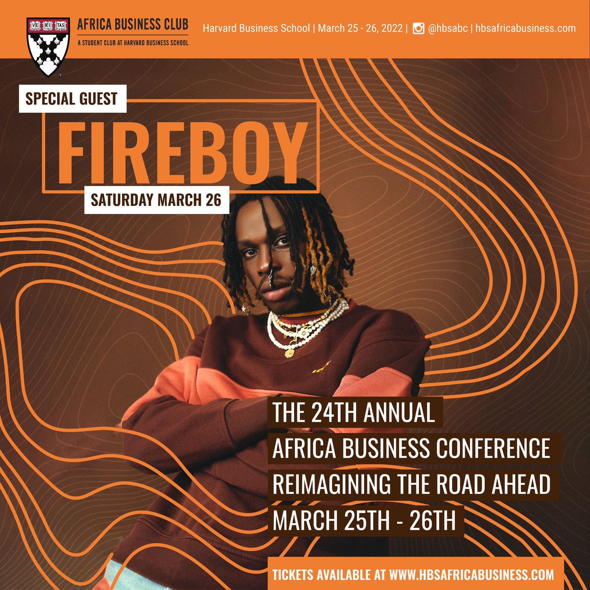 fireboydml's tweet photo. i’ll be in Boston at the Harvard Africa Business Conference on the Media and entertainment panel discussing Africa, her music and everything in between. i’ll also be performing at the after party! see you there. 

date: March 25th and 26th  
tickets: https://t.co/cKvyvI7MLh https://t.co/ZszcjLbhez