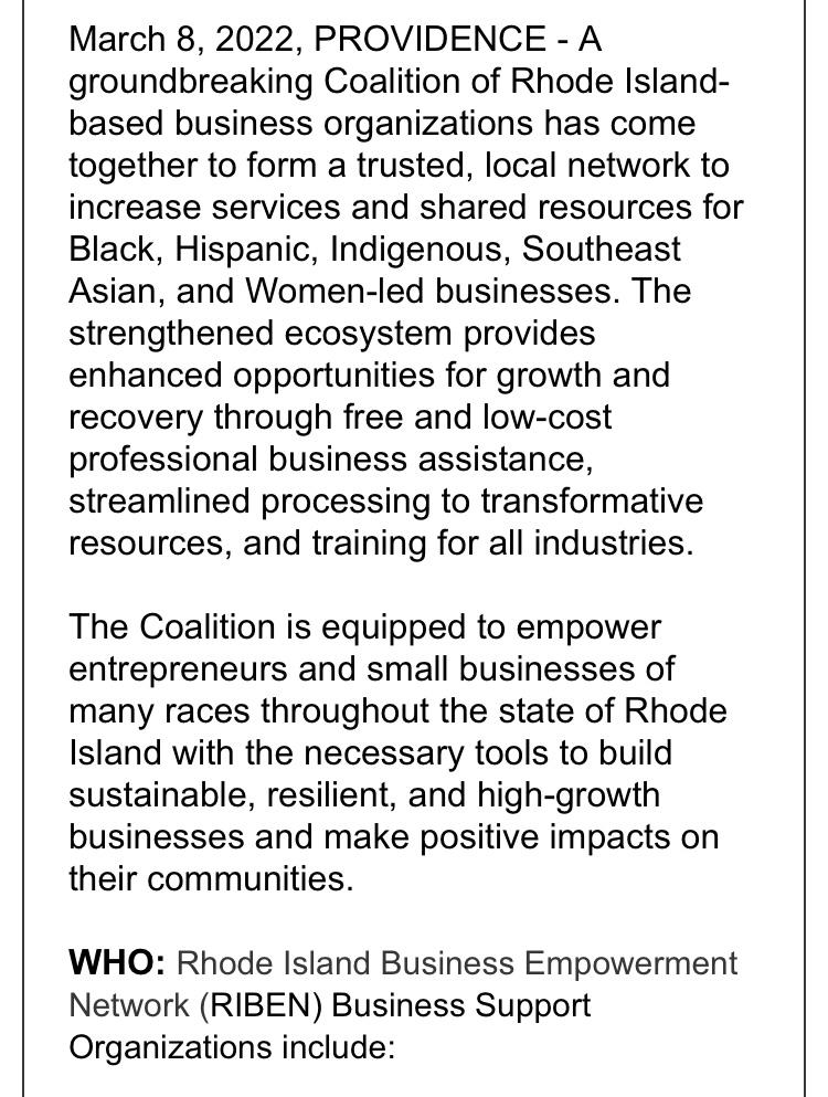 IanDon's tweet photo. New coalition launching today to boost Black, Hispanic, Indigenous, Southeast Asian and women-led businesses https://t.co/1WEcZSjdP0