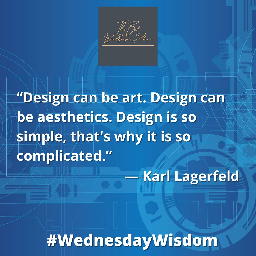 WallpaperPlace's tweet photo. #WednesdayWisdom

#InteriorDesign #Design #Art #KarlLagerfeld https://t.co/7jH45W2YL8