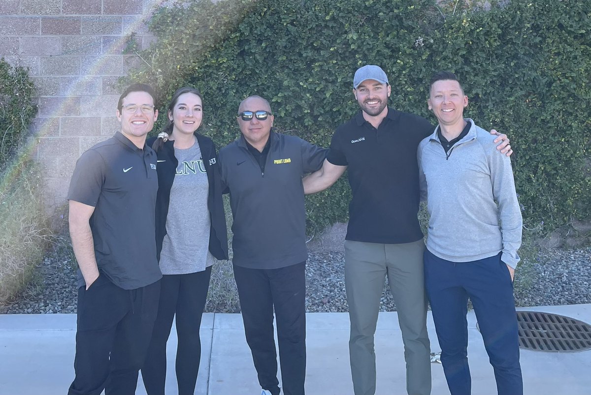 Arnel_Aguinaldo's tweet image. @PLNU_MSKIN ⚾️ biomechanics team is crushin it at spring training this week! Can’t thank grad students @_LA_Taylor, Kristin, &amp;amp; Joshua enough for all their hard work on this trip. Big s/o to @_michaelscot for providing the @qualisysab @theiamarkerless mocap
