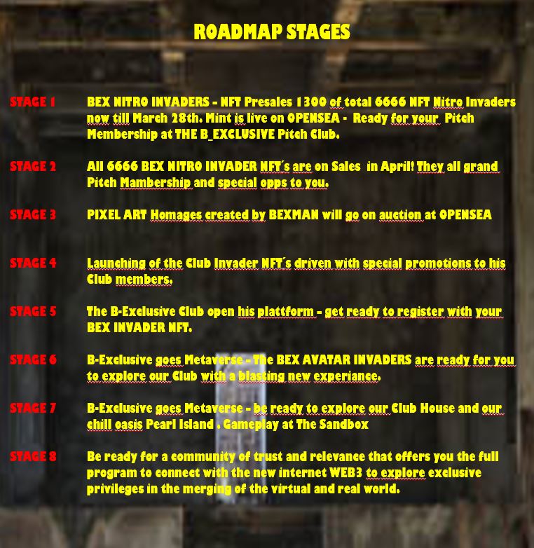 Mint is LIVE on OPENSEA

BEX NITRO INVADER
FLOOR PRICE 0.06 ETH

b-exclusive.site

#nfts #nft #nftart #nftcommunity #nftcollector #nftartist #cryptoart #digitalart #art #crypto #ethereum #blockchain #opensea #nftcollectors #bitcoin #cryptocurrency #nftdrop #cryptoartist