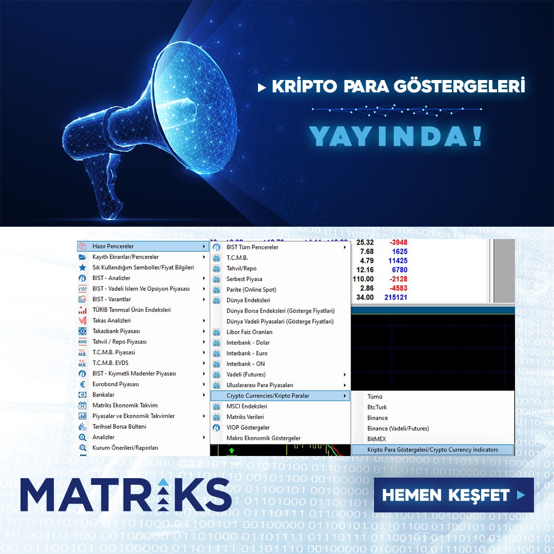 Matriks Veri Terminali’nde Yeni Veri Seti: #Kripto Para Göstergeleri!

Hacimdeki değişiklikleri doğru analiz ederek yaklaşan fiyat yönünü öngörebilmeniz için yayında!

#MatriksData #MatriksTrader