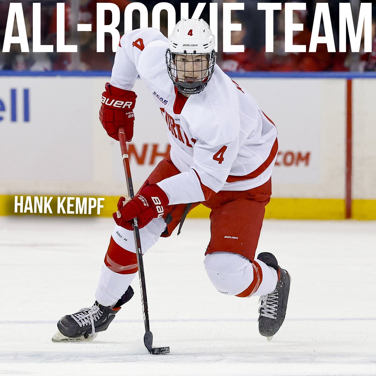 ALL-ROOKIE 🏆

Hank Kempf was a HUGE contributor for <a href="/CornellMHockey/">Cornell Men’s Ice Hockey</a> this season, ranking fifth on the team in +/- and helping the Big Red finish third in the league in scoring defense.

#ECACHockey | #YellCornell