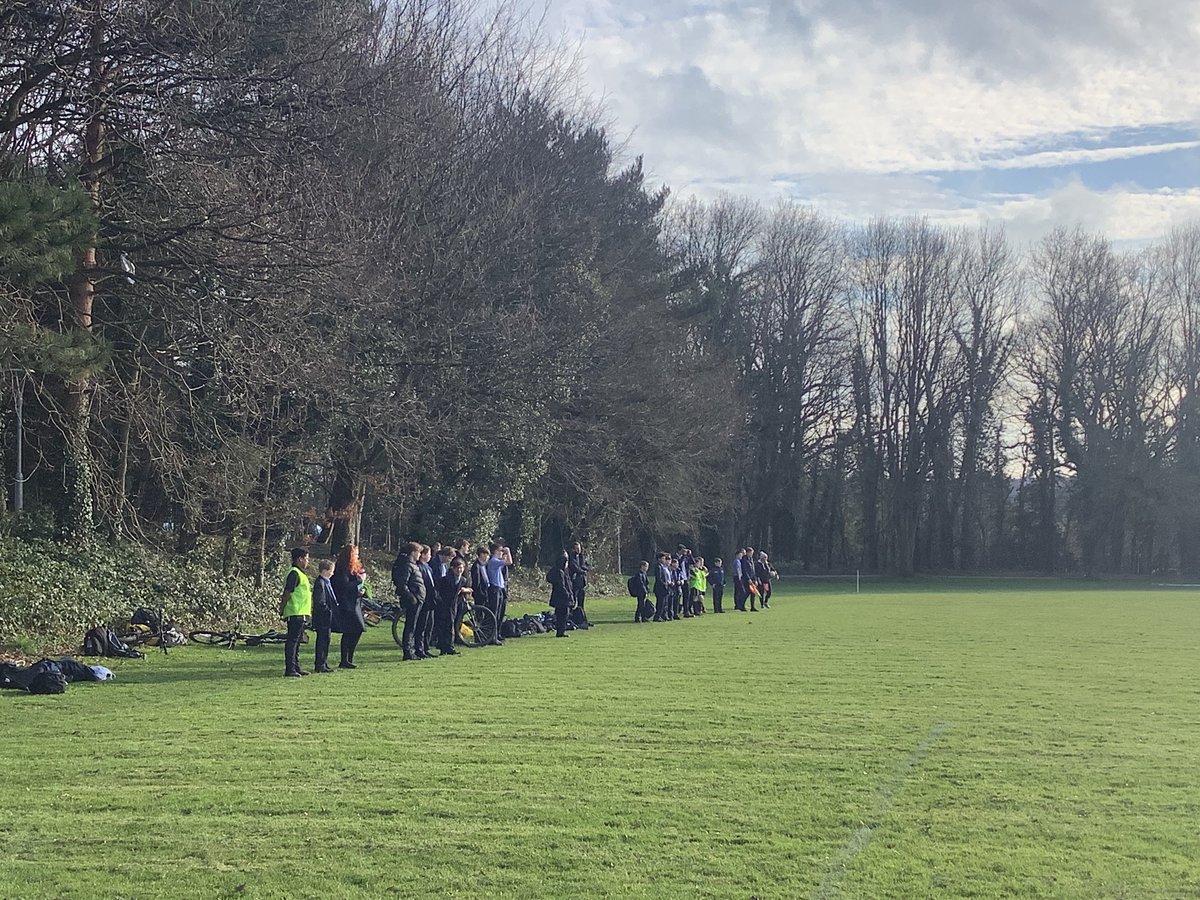 SSTMaidstone's tweet photo. Good luck to our Year 7 Football Team who are playing in a semi-final match this afternoon! It is great to see so many of our staff and students on the sidelines supporting them! #GoTeamSST https://t.co/8ghnmDA10O