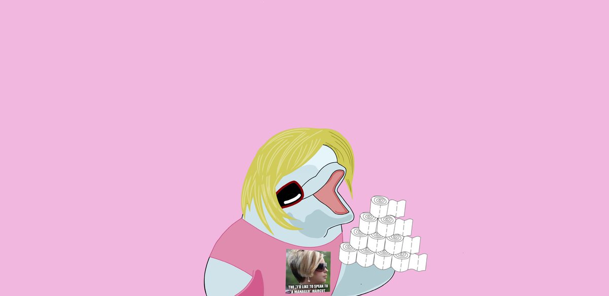 jacky_nftart's tweet photo. Remember, stupidity and ignorance are scarier than the virus, so don't be a Karen. #NFT #NFTCommunity #NFTCollection #NFTdrop #Karen #karensgonewild #pandemic #covid #toiletpaper #manager #Karenstrikesagain #corona #virus #whale #meme #karenmeme #supermarket #opensea #ethereum https://t.co/HUDL7Sbxu3