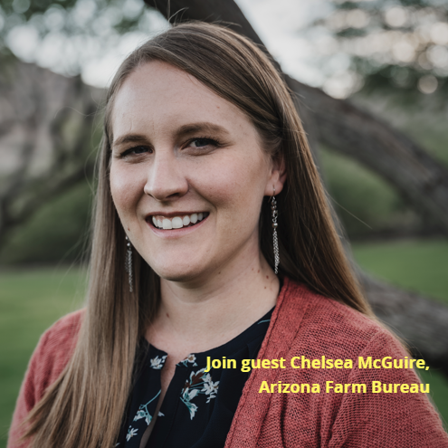 Concerned with drought impact on Arizona agriculture?  Join Trust guest Chelsea McGuire from AZ Farm Bureau this Friday, March 11th via Zoom at 4:00 PM MST. Look for email to preregister or go to alwt.org/contact/ to join email distribution.

#ALWT   #AZfarming   #Southern
