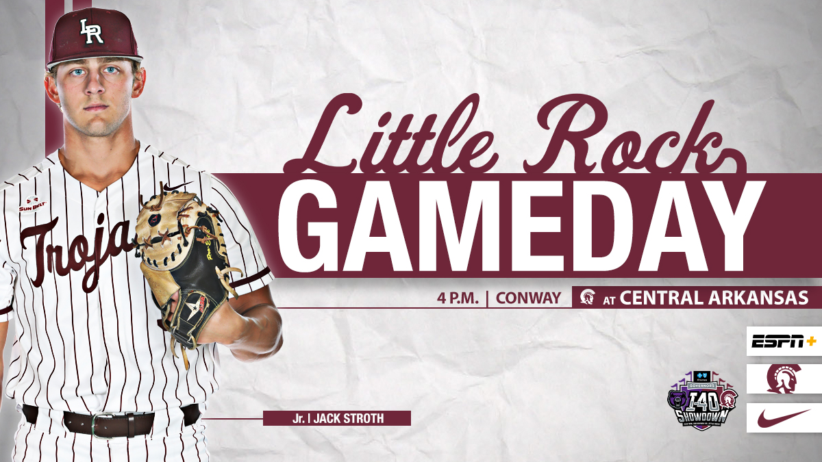 Round one of the <a href="/I40_Showdown/">Governor's I-40 Showdown</a> gets underway this afternoon in Conway.

🆚  🐻 
🕓 : 4 p.m.
🏟️ : Bear Stadium

📺 : es.pn/3Kw3uVw
📻 : bit.ly/3vWLakr
📊 : bit.ly/3a7YdUu
📰 : bit.ly/3sQbMBL

#LittleRocksTeam