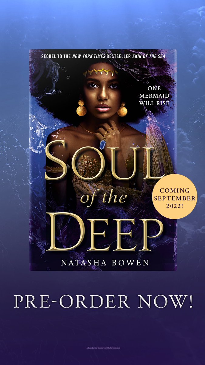 I’m so excited to share the cover of SOUL OF THE DEEP! There’s no way I could have left Simi on that ending…SOTD is out September 2022 and available to preorder now bit.ly/3MptXpy. I can’t wait for you all to read! #soulofthedeep #Blackmermaids #onemermaidwillrise