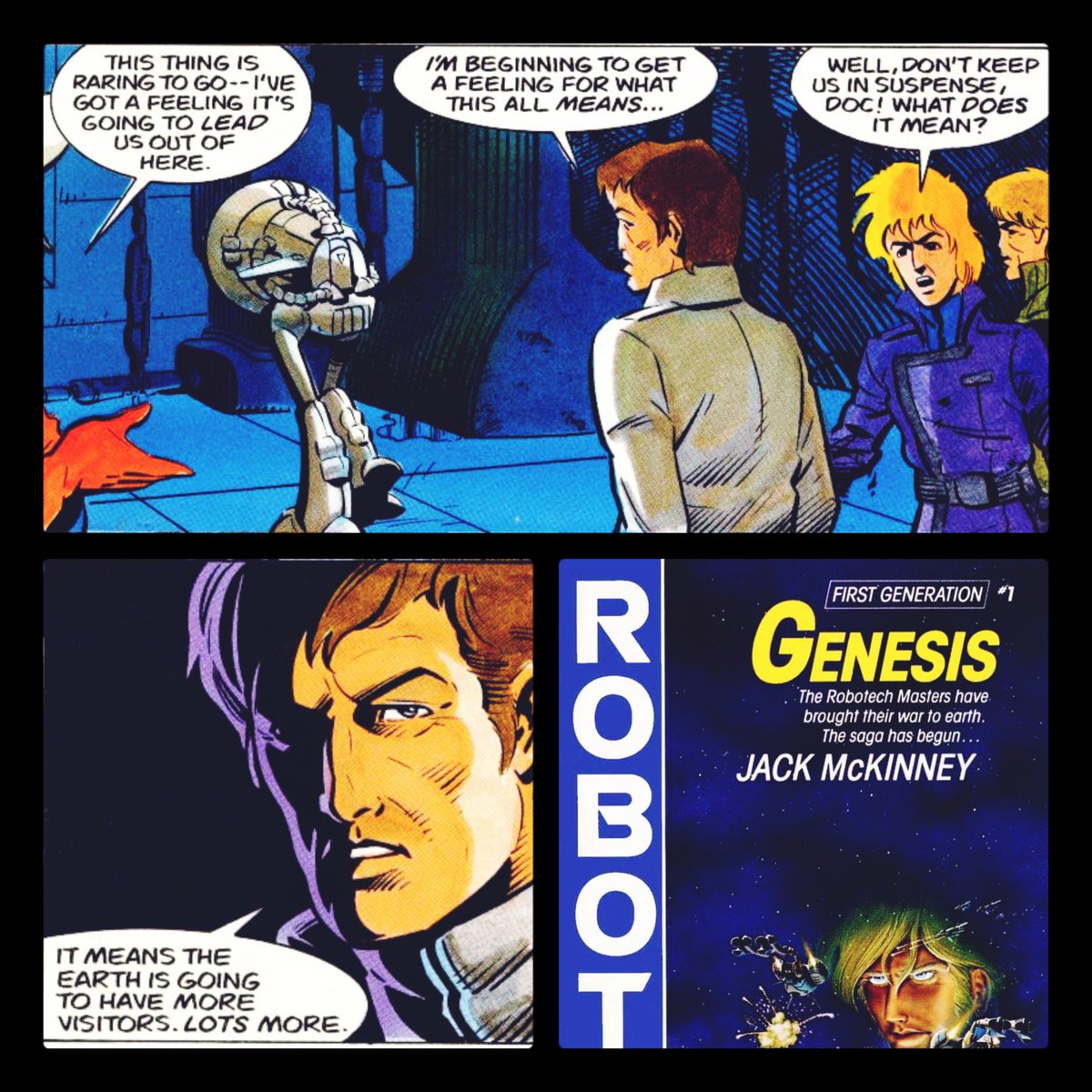 robotechnovels's tweet photo. Gotta catch up here! Sharing moments from the #RobotechNovels we've spotlighted. 

The good doctor was prophetic even before the Protoculture boost. 

READ FULL POST: https://t.co/9Txh054pKd

#Robotech #BrianDaley #JamesLuceno #JackMcKinney #SDF1 #sciencefiction  #scifibooks https://t.co/Fiunrwf91V