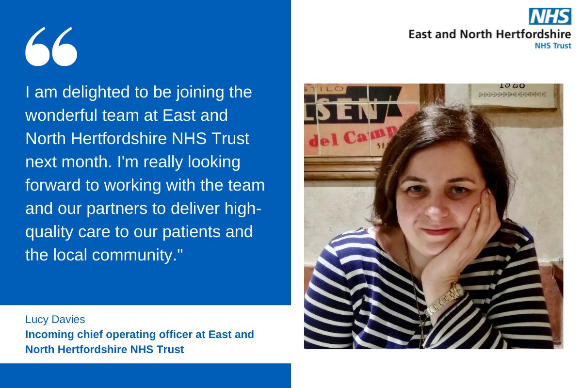 📣 We're delighted to announce that Lucy Davies <a href="/LucyDaviesCOO/">Lucy Davies💚</a> will be joining us as chief operating officer in April.📣

Lucy has a wealth of experience in operational and improvement roles at a senior level, and we're really excited for her to be joining the team. 👏👏