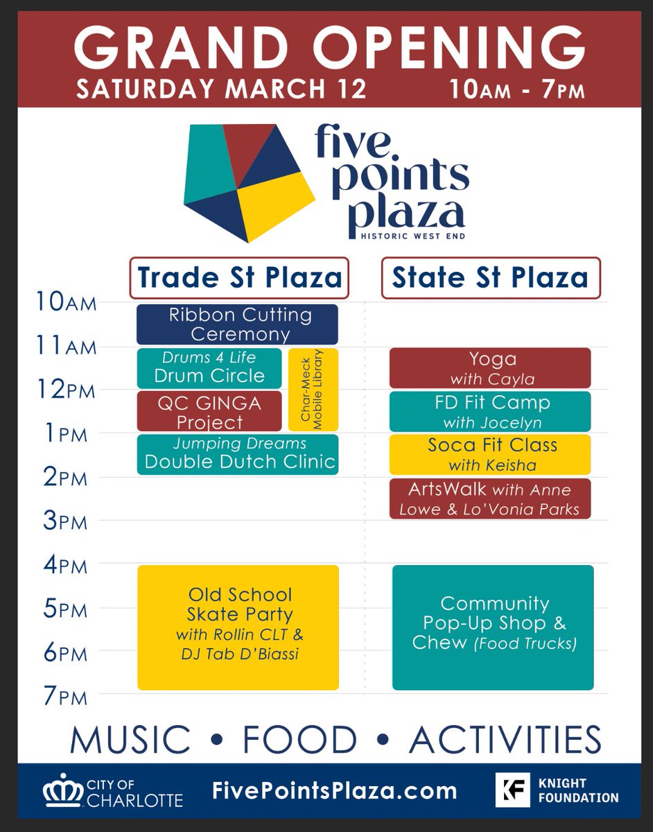 Wellness Wednesday goes out to @kuponyayogawellness 
Cayla will be giving us a free yoga lesson on March 12th at 11AM Be sure to bring your mats and blocks. #FivePointsPlazaClt