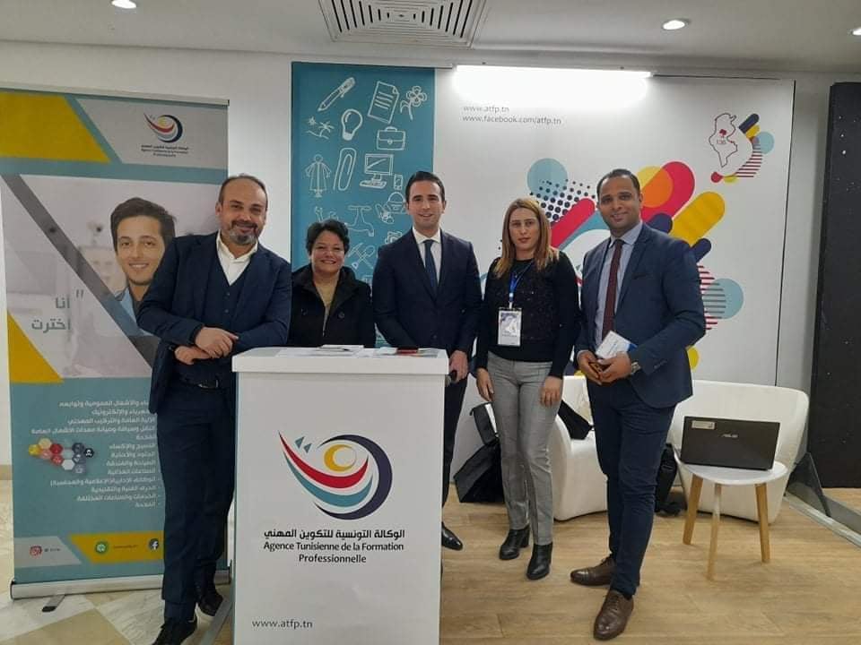 ATFP_Formation's tweet photo. مشاركة الوكالة التونسية للتكوين المهني في الدورة الثالثة لصالون التشغيل Corp city inversé يوم 8 مارس 2022  بسوسة.
#ATFP #formationprofessionnelle #excellence #انا_اخترت #TN https://t.co/tQgHLlL8OK