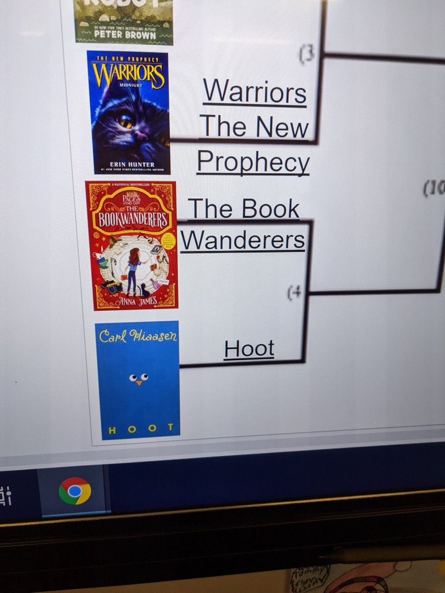 Well, looks like I'm 0-2 in the March Madness Book Talk brackets!  But that's ok, I got beat out by 2 amazing <a href="/JeffersonLabs/">Jefferson Labradors</a> and their incredible book choices! So lucky to get to be part of an awesome 5th grade tradition! May the best book win!