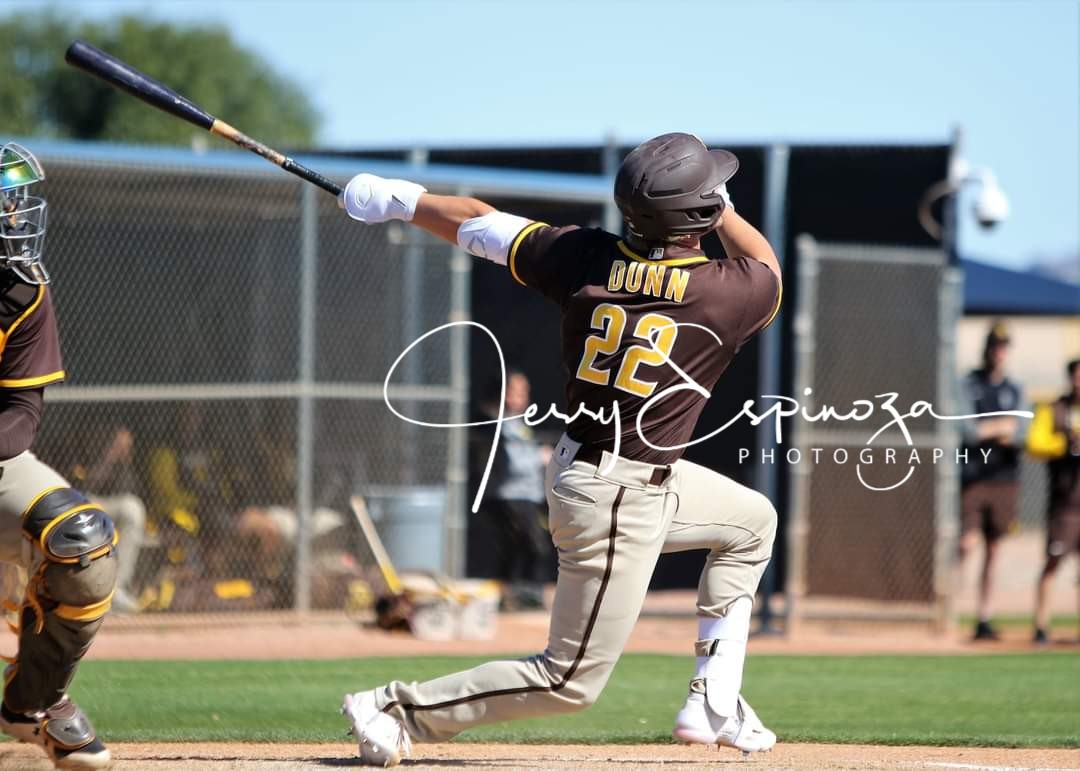 JEspinoza1634's tweet photo. Mr. Dunn. Love the way this kid plays, Lucas Dunn. Shot him during complex league playing IF and OF. Listed as a catcher, hes been suited up during Minor League spring, yesterday back out in LF. He cut his Thor locks but still hammering baseballs. https://t.co/IcSgh4IV7v