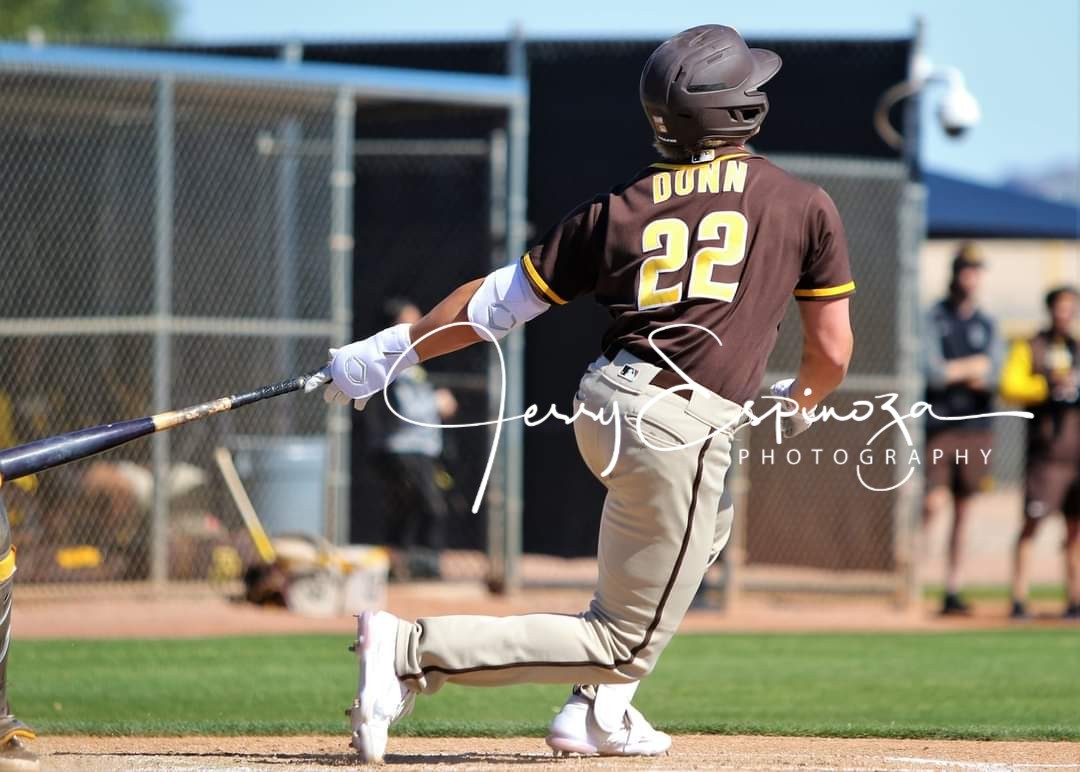 JEspinoza1634's tweet photo. Mr. Dunn. Love the way this kid plays, Lucas Dunn. Shot him during complex league playing IF and OF. Listed as a catcher, hes been suited up during Minor League spring, yesterday back out in LF. He cut his Thor locks but still hammering baseballs. https://t.co/IcSgh4IV7v