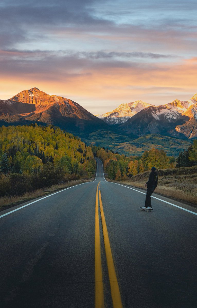 GM! Patiently waiting for warmer days to skate down some mtn roads 🛹