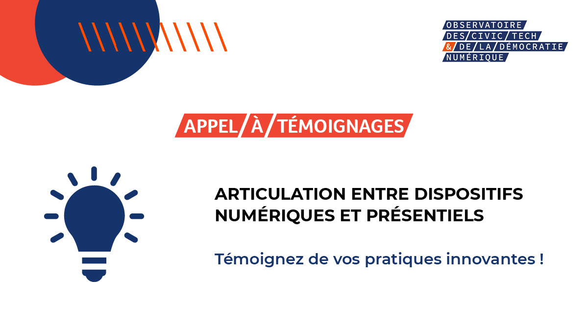 ⏰Bonne nouvelle : vous pouvez encore témoigner de vos pratiques innovantes d'articulation de dispositifs numériques/présentiels jusqu'au 18 mars 👉 decens.limequery.com/944552?lang=fr

Vos réponses nous permettront d'identifier les bonnes pratiques et d'y consacrer un temps d'échange 😉