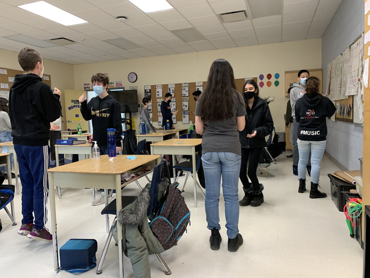 BellewoodBisons's tweet photo. Our grade 8’s actively learning with one another and solving algebraic expressions! Merci Mme Chandler for creating such a positive learning culture! Anyone else get excited when they talk about distributive properties? #Mathematics #BisonProud @gecdsbpro @MathletePearce https://t.co/UCA6tn2DUs
