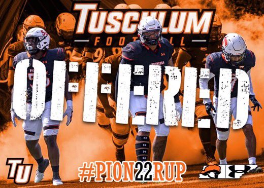 Richmond7779's tweet photo. Blessed to receive a PWO from @TusculumFB                                              @CoachMattyIce @_NCSathletics @NCSRecruiting https://t.co/cXjmG5SQ2T