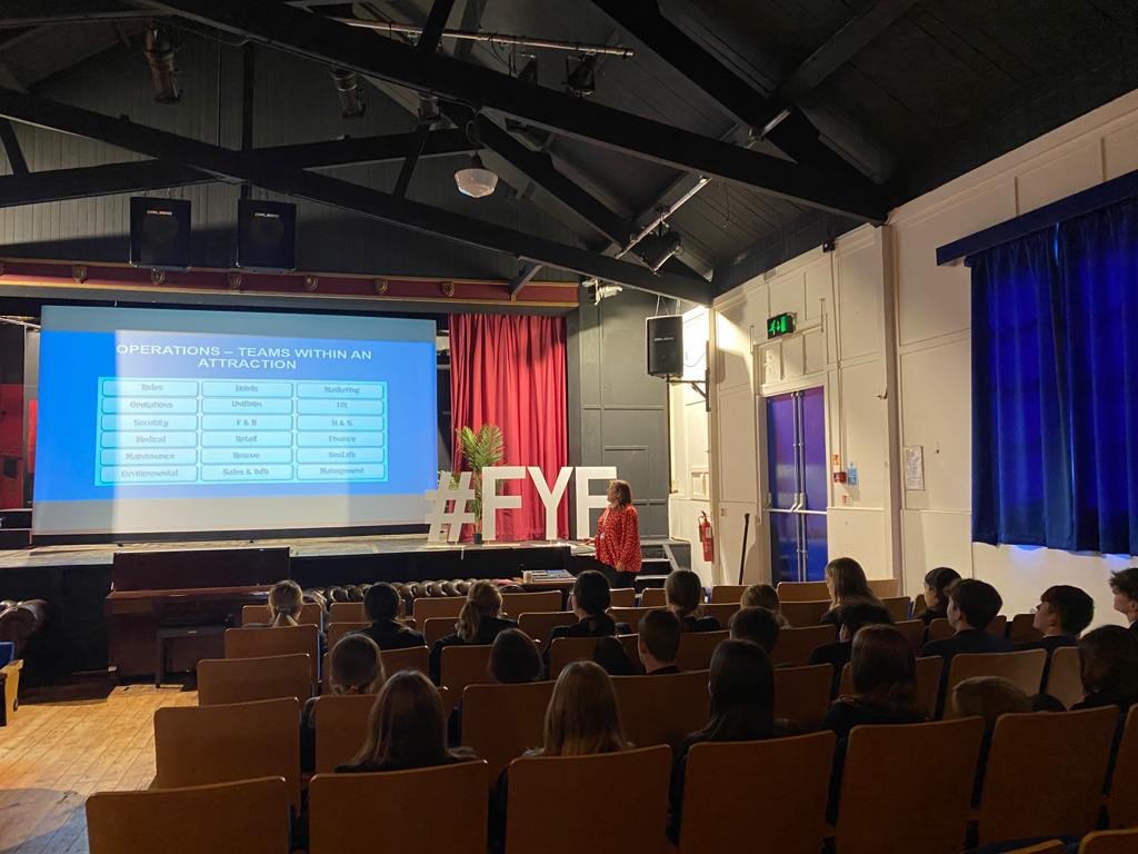 worksopcollege's tweet photo. We were lucky enough to be joined by @suzieg3g 🙌🏽
Suzie is the Account Sales Manager for @MerlinEntsNews! Merlin Entertainments has over 130 attractions such as Alton Towers and LEGOLAND 🎢
Suzie even bought in figurines from @MadameTussauds!
#FYF22 #NCW2022 https://t.co/0WqqnCTKHW