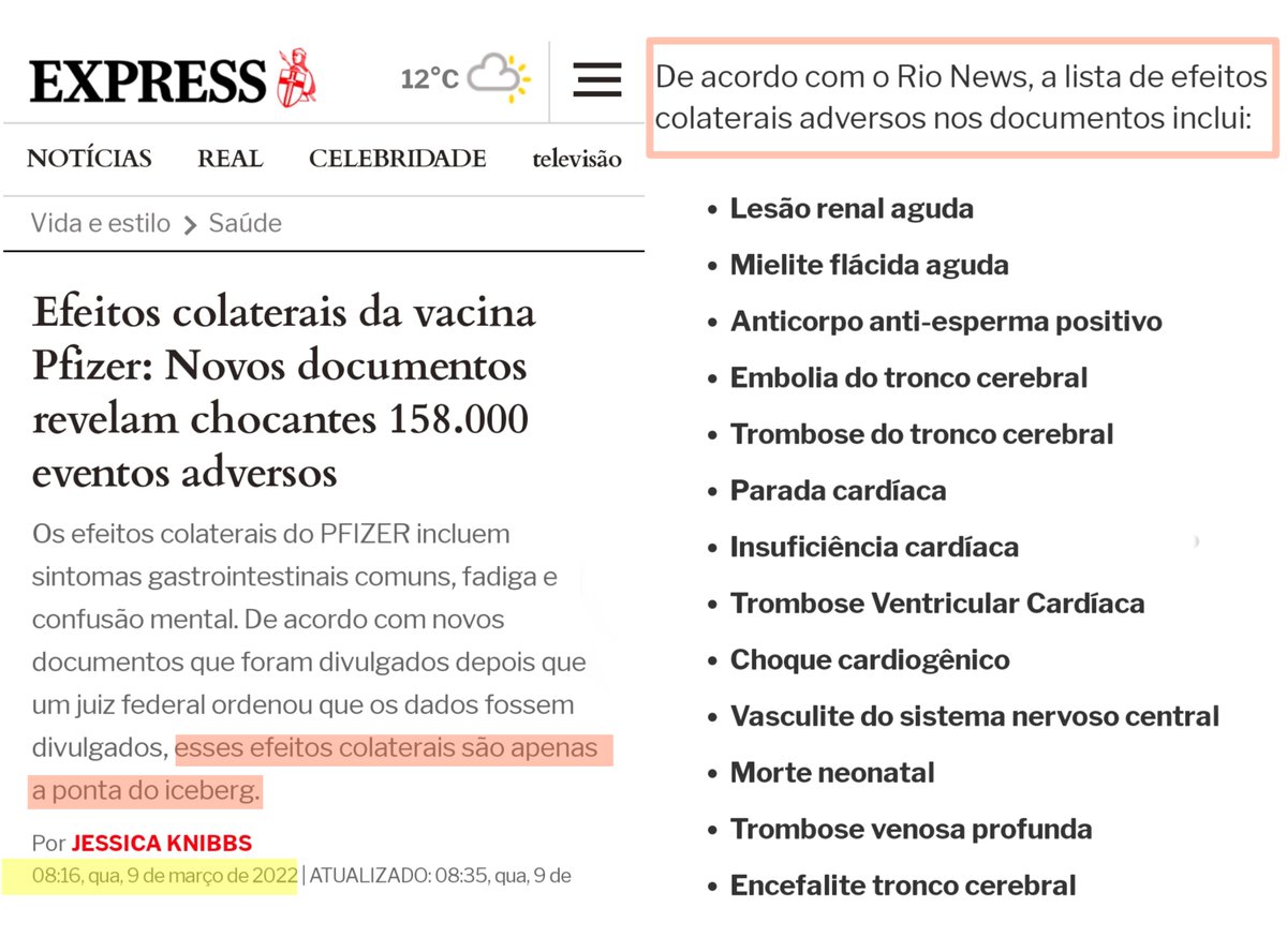 danielcabral21's tweet photo. 🗂💉🚨 Efeitos colaterais da v@cina da pf1zer: Novos documentos revelam chocantes 158.000 eventos adversos #reaçõesvacina
https://t.co/SJf9IYNjsk
#taacontecendo #eventoadverso #casosisolados #eventosadversos
#desperta #pesquise
🔹️ T E L E G R A M
https://t.co/6MraVW5xW1 https://t.co/H94CyO76mM