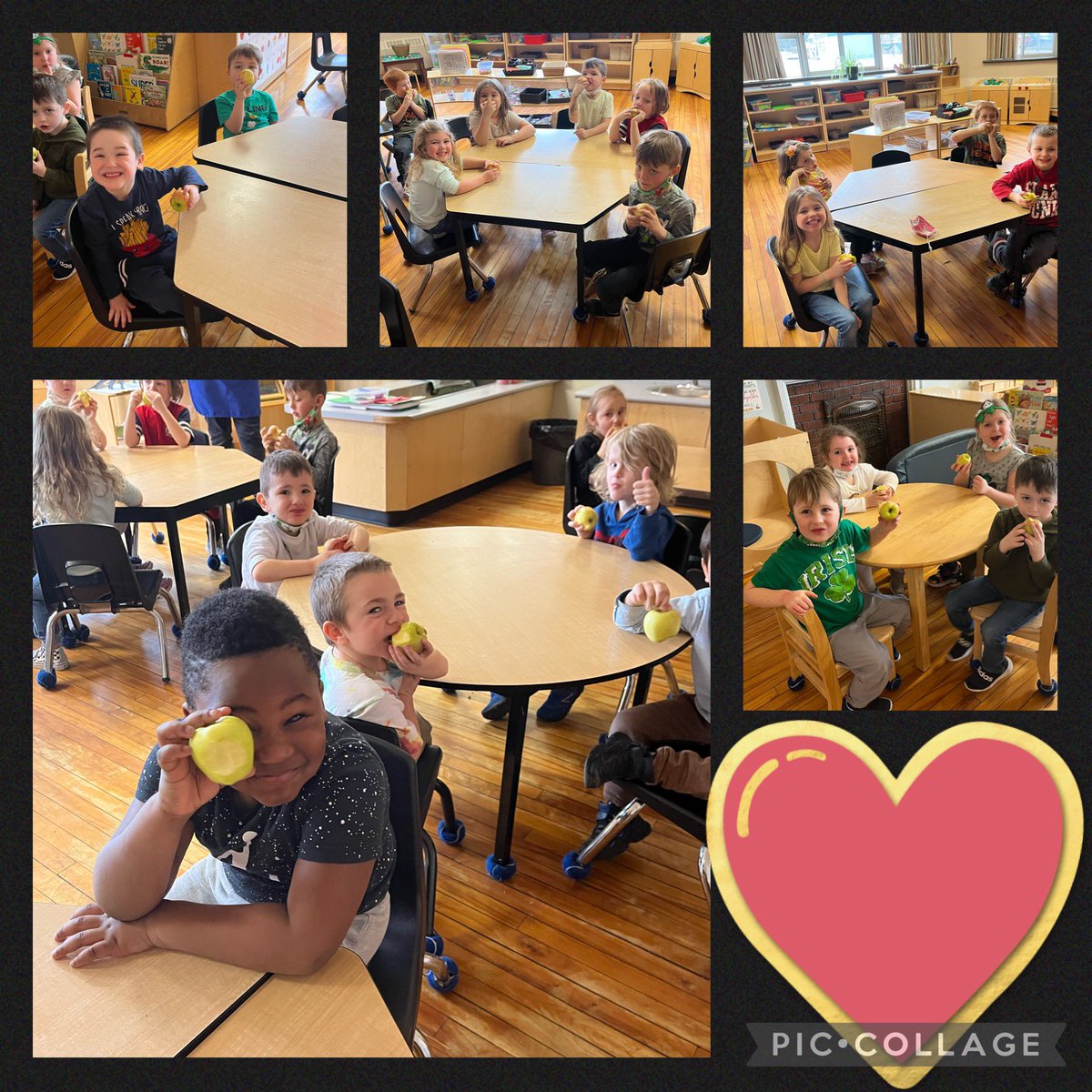 JCohoe's tweet photo. @NNPNiagara @Devriesfruitfarm #GreatBigCrunch @Carolyn_Bolduc @ross_dsbn 🍎🍎🍎🍎Our class enjoyed every bite 🍎🍎🍎🍎Thank you for the delicious apples 🍎 https://t.co/AEhDjpWzW9