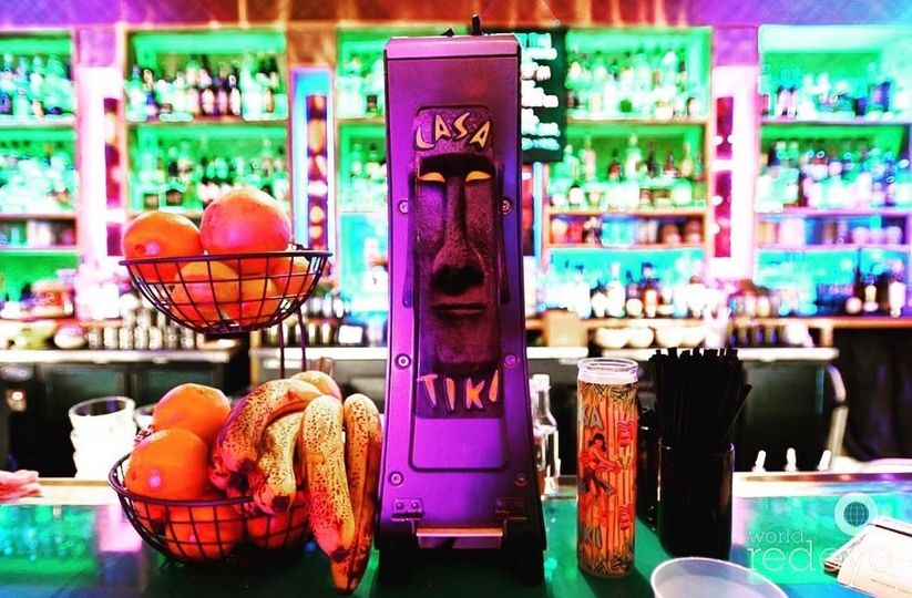 Take a little trip, take a big sip! ✈️ Prepare for takeoff, happy hour starts at 5PM. #casatikimiami