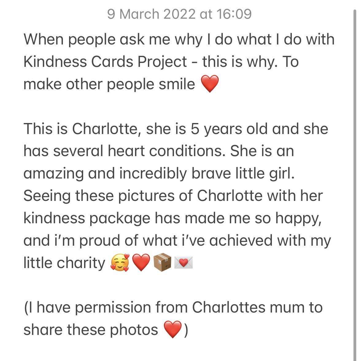 kindnesscardsp's tweet photo. What I wanted to write here was too long for twitter, so i’ve screenshot it from my notes ❤️
#kindnesscardsproject #charity #oldham #oldhamhour #kindness https://t.co/Jd5rbMOyuN