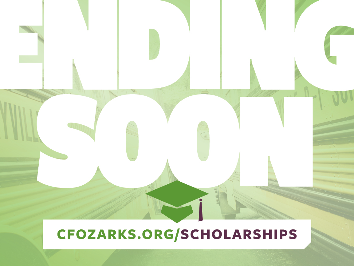 Time is winding down on our 2022 scholarship season! Applications for most of the scholarships administered by the CFO will close for the year on Sunday, March 13. 
cfozarks.org/scholarships
#scholarships #sgf #ozarks #swmo #missouri #classof2022
