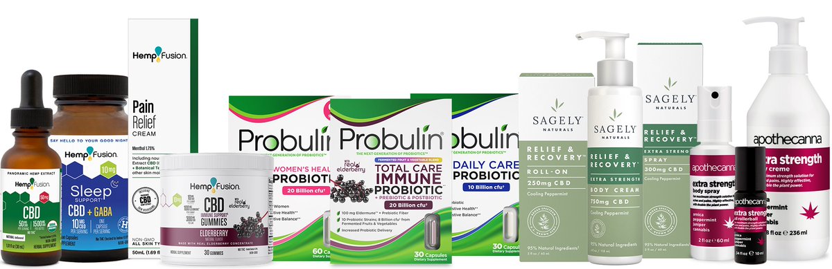 Today, we're at #ExpoWest #HotProducts booth #N604 &amp; all week with <a href="/Probulin/">Probulin</a>, <a href="/HempFusion/">HempFusion Wellness</a>, <a href="/Sagely_Naturals/">Sagely Naturals</a> &amp; <a href="/Apothecanna/">apothecanna</a> at #N604 &amp; #3929. Stop by &amp; learn more! #NaturalProducts #Probiotics #GutHealth #CBD