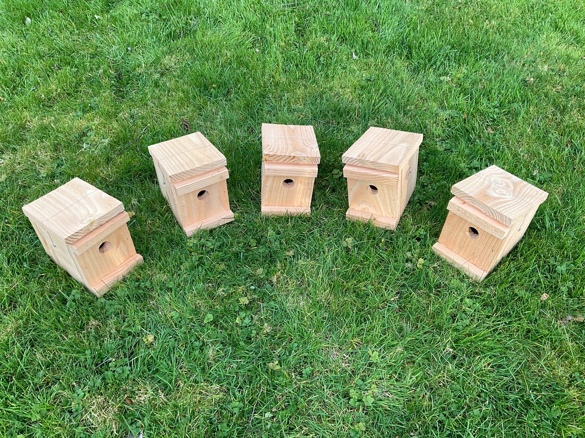 Our new dormouse boxes have just arrived! 🐁 They'll be positioned in hedgerows on the external boundaries of the park 🌳 Hazel dormice are rare and vulnerable to extinction in the UK and our new boxes will be another step towards our @BellamyParks Home Sweet Home Challenge
