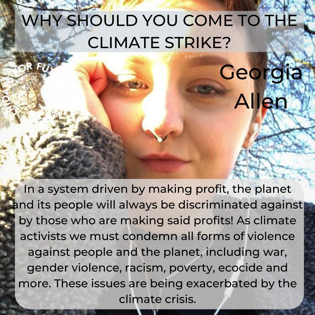 WHY SHOULD YOU JOIN THE CLIMATE STRIKE ON THE 25TH OF MARCH? Heres Georgia‘s reason for joining